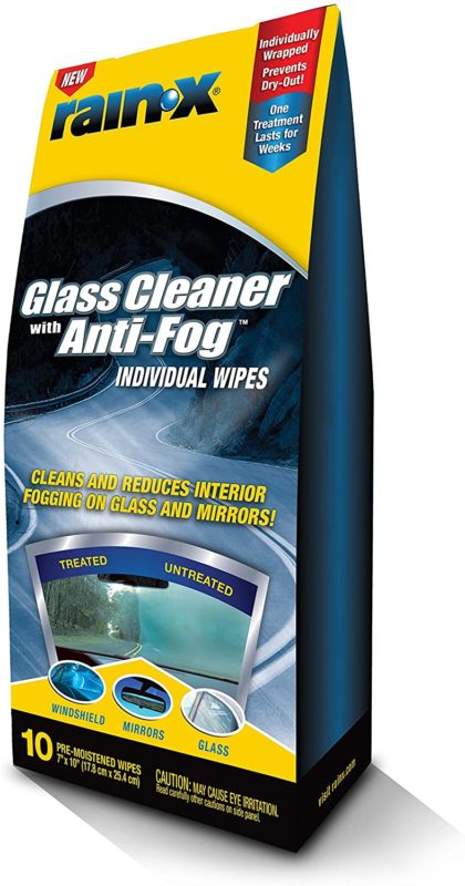 Rain-X Glass Cleaner and Anti-Fog Wipes