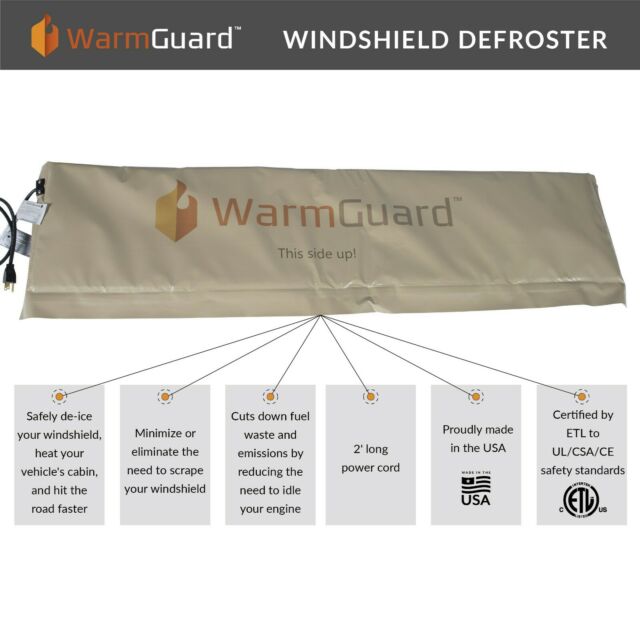WarmGuard windshield heater and defroster