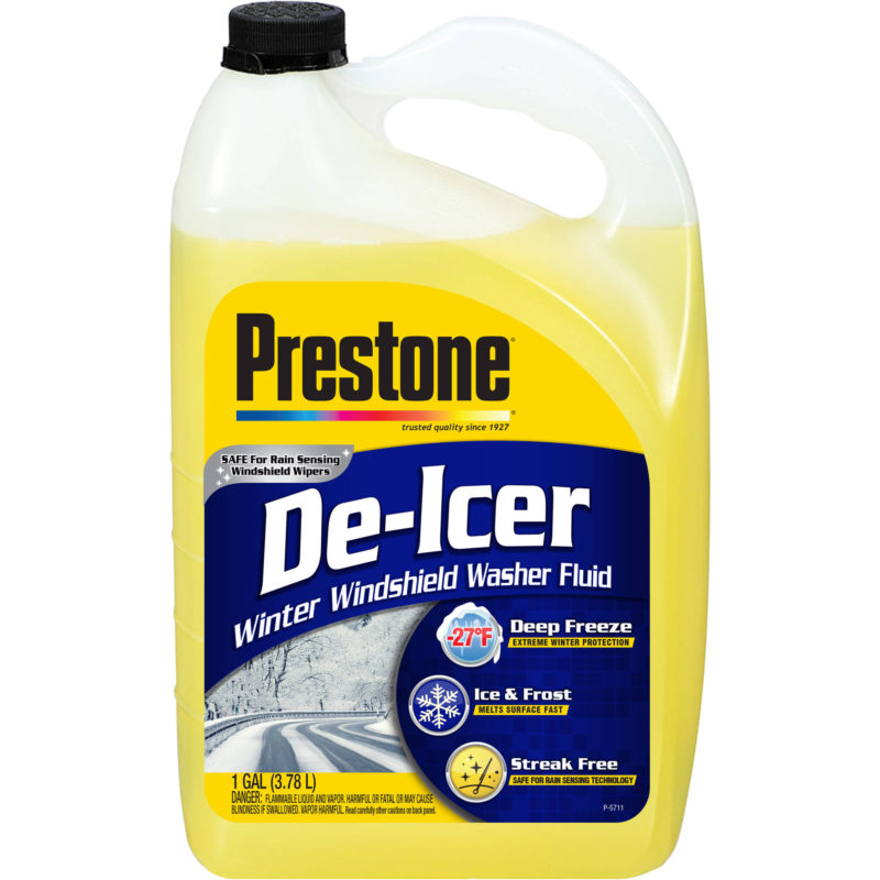 Prestone De-icer windshield washer fluid for winter